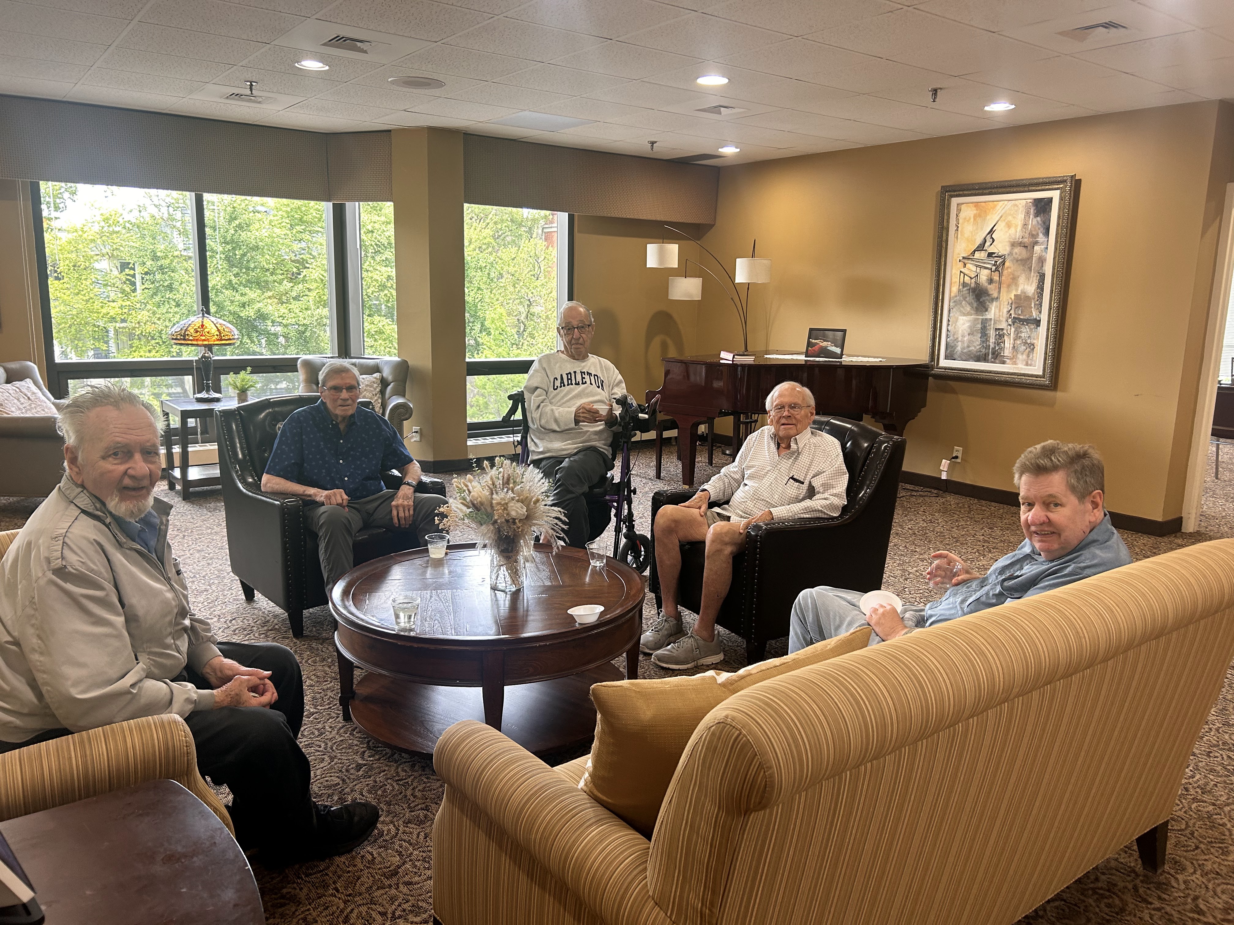 Residents socializing together at The Kenwood